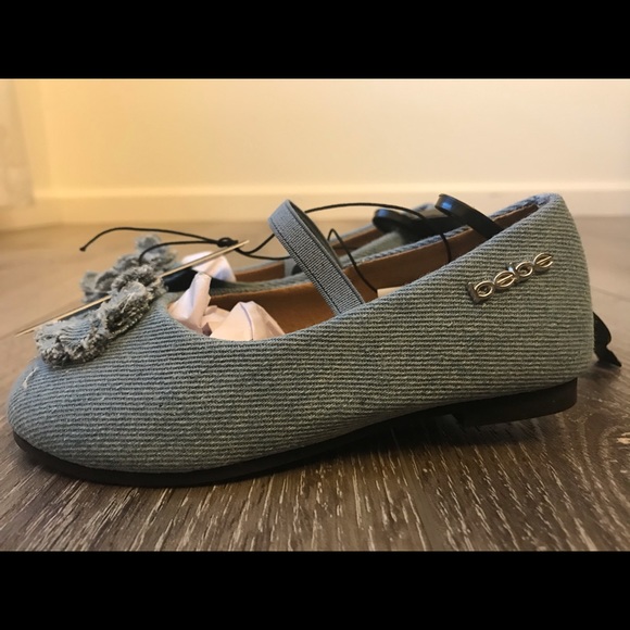 Bebe Girls infant Toddler Denim Slip on Shoes - Picture 4 of 6